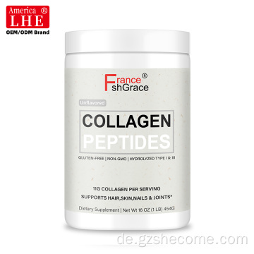 Shecome Collagen Peptides Powder Haar Haut Gelenke Unterstützung